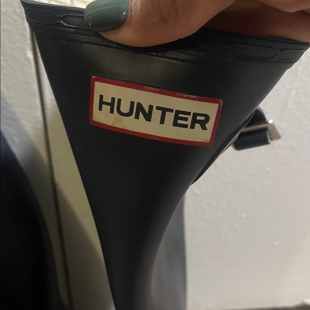 Hunter Classic Deep purple Waterproof Boots - Picture 4 of 12